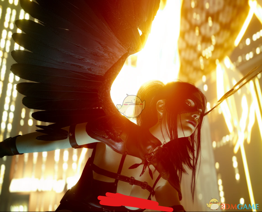 《赛博朋克2077》渡鸦女神套装MOD