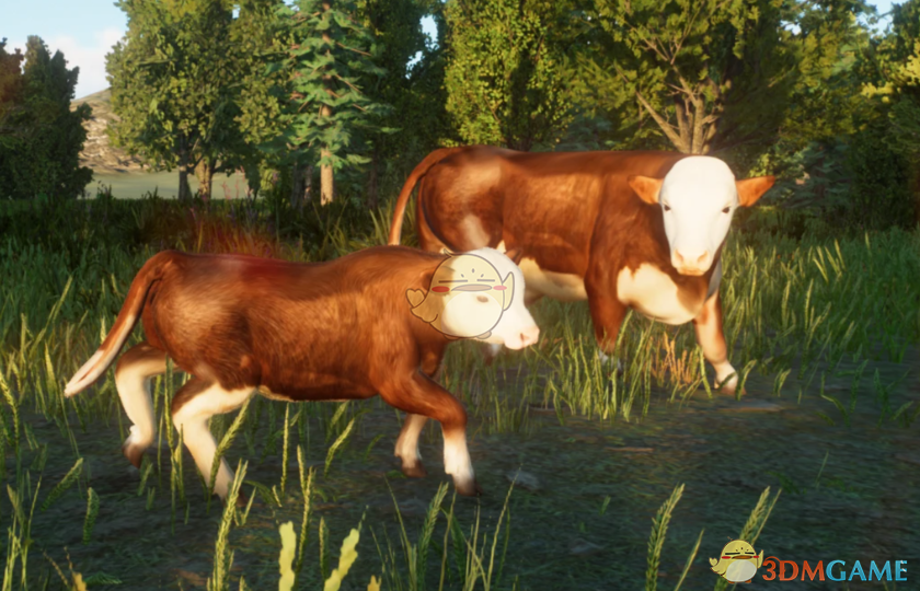 《动物园之星》新物种西门塔尔牛MOD