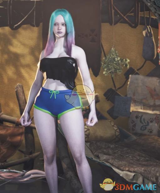 《怪物猎人：荒野》休闲上衣和短裤MOD