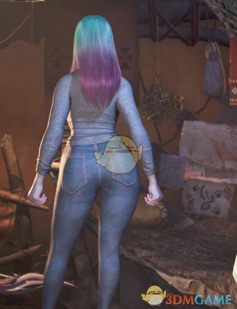 《怪物猎人：荒野》氨纶上衣和牛仔裤MOD