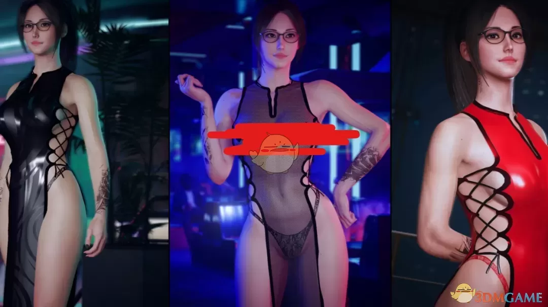 《赛博朋克2077》夜蝴蝶裙MOD