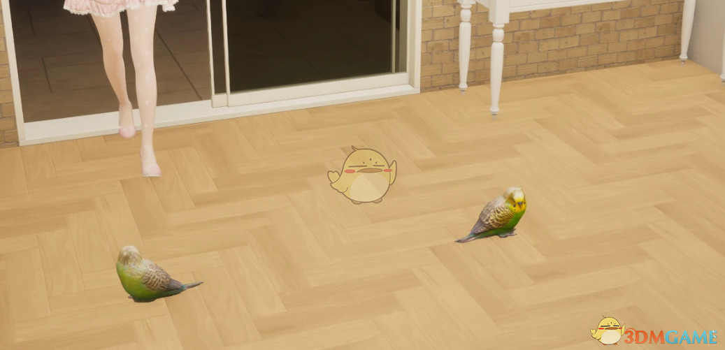 《InZOI》绿色虎皮鹦鹉MOD