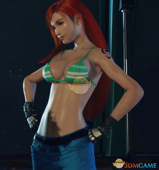 《最终幻想7：重生》蒂法的海贼王娜美比基尼MOD