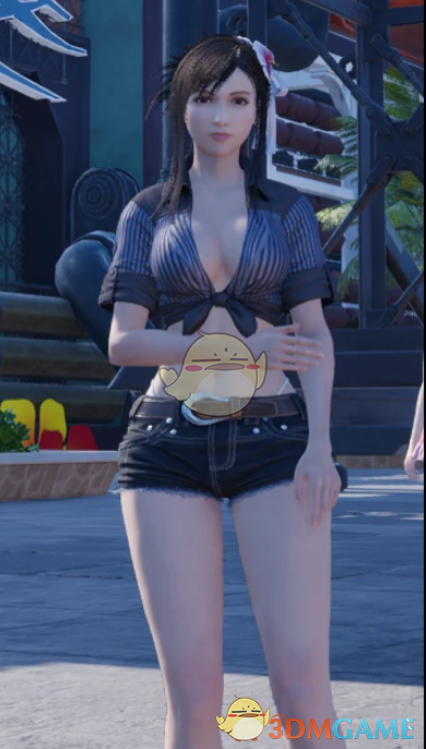 《最终幻想7：重生》魅力鯨鱼蒂法更好的体型MOD