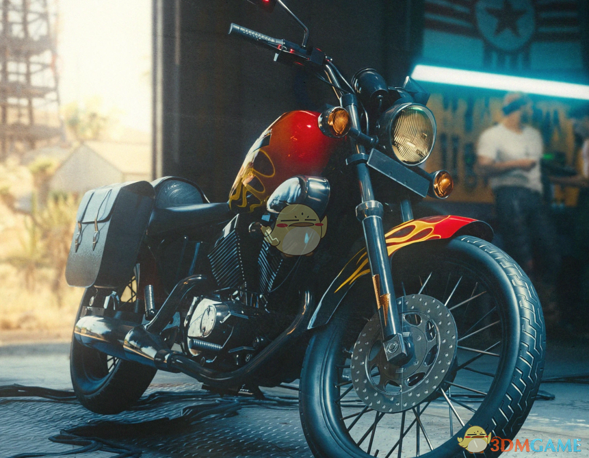 《赛博朋克2077》哈雷摩托车MOD