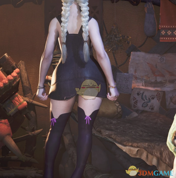 《怪物猎人：荒野》性感星点吊带裙MOD