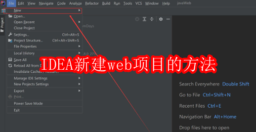 IDEA怎么创建一个静态web项目