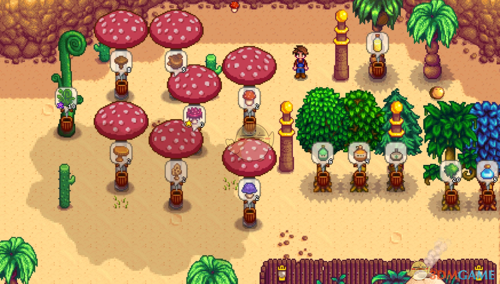 《星露谷物语》野生树木更好MOD