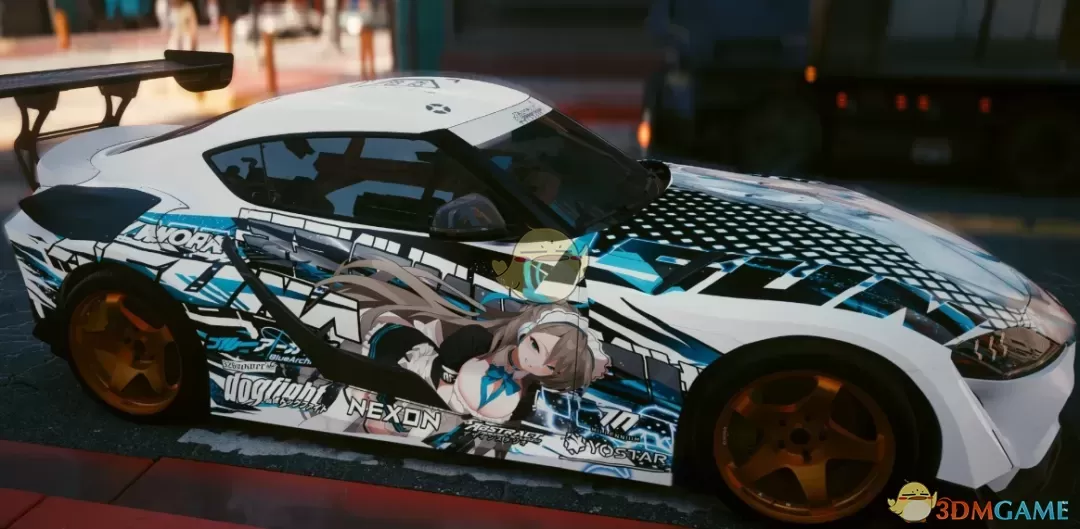 《赛博朋克2077》丰田 Supra MK5痛车MOD