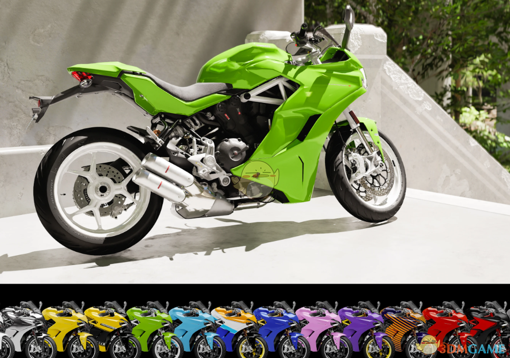 《赛博朋克2077》杜卡迪Supersport摩托车MOD