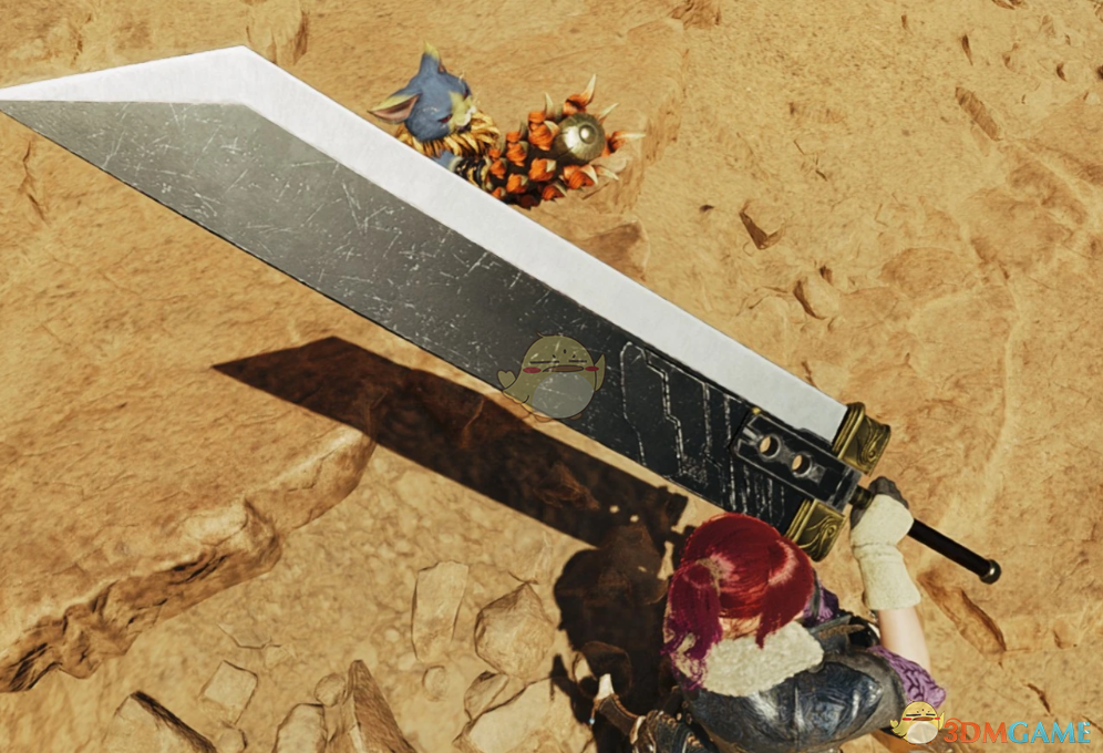 《怪物猎人：荒野》最终幻想7重制版毁灭剑MOD