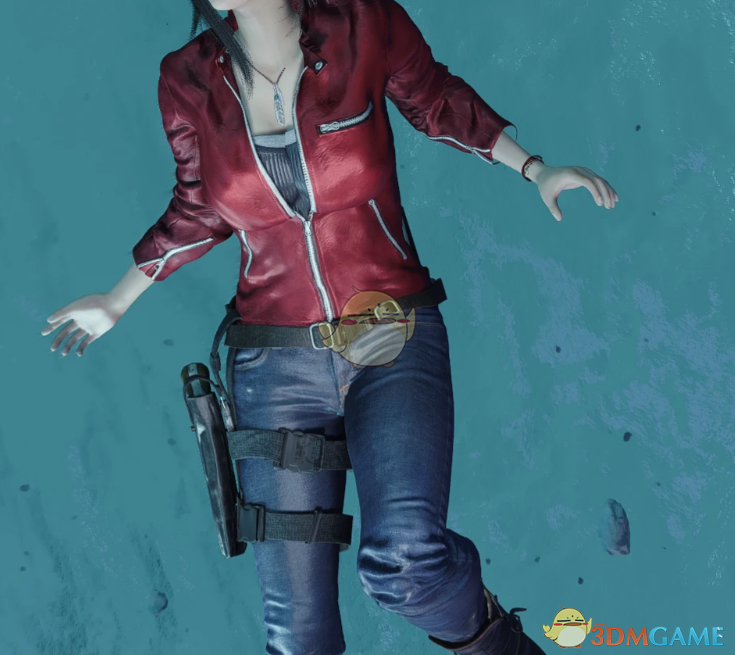 《最终幻想7：重生》蒂法的生化危机2克莱尔套装MOD