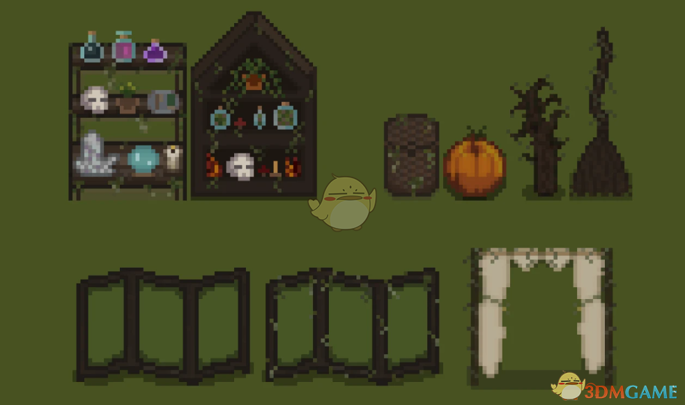 《星露谷物语》巫师主题家具包MOD