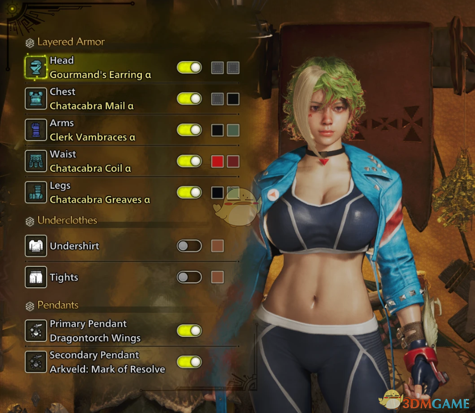 《怪物猎人：荒野》街头霸王6嘉米作战服MOD