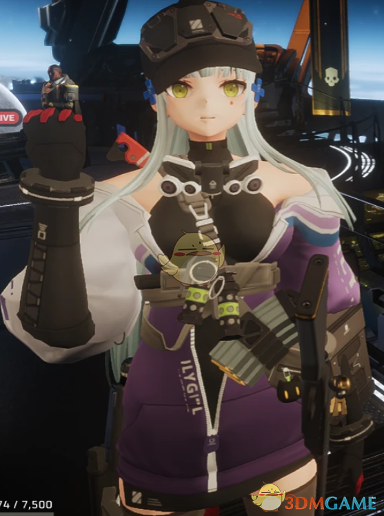 《绝地潜兵2》少女前线2可露凯外观MOD