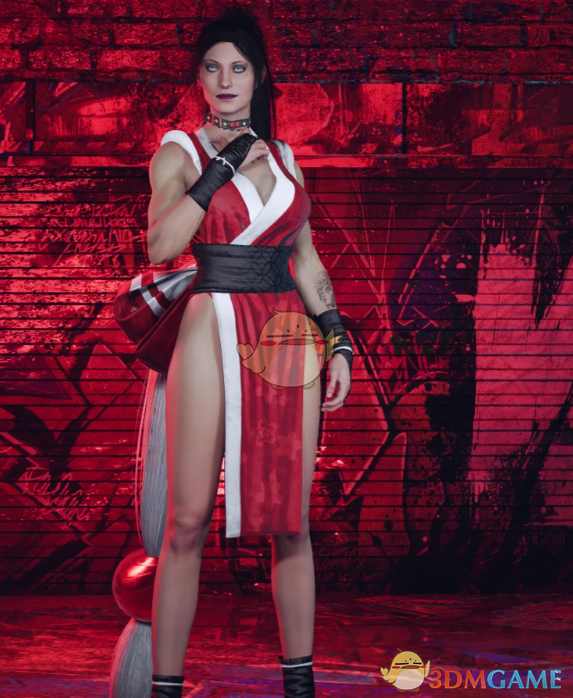 《赛博朋克2077》街头霸王火舞连衣裙MOD