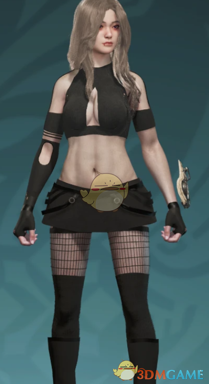《怪物猎人：荒野》现代吊带短裙装MOD