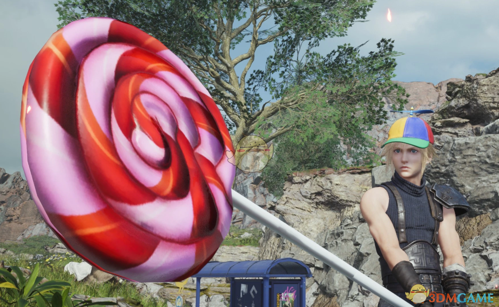 《最终幻想7：重生》克劳德的棒棒糖之剑MOD