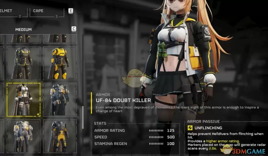 《绝地潜兵2》少女前线2莱娜外观MOD