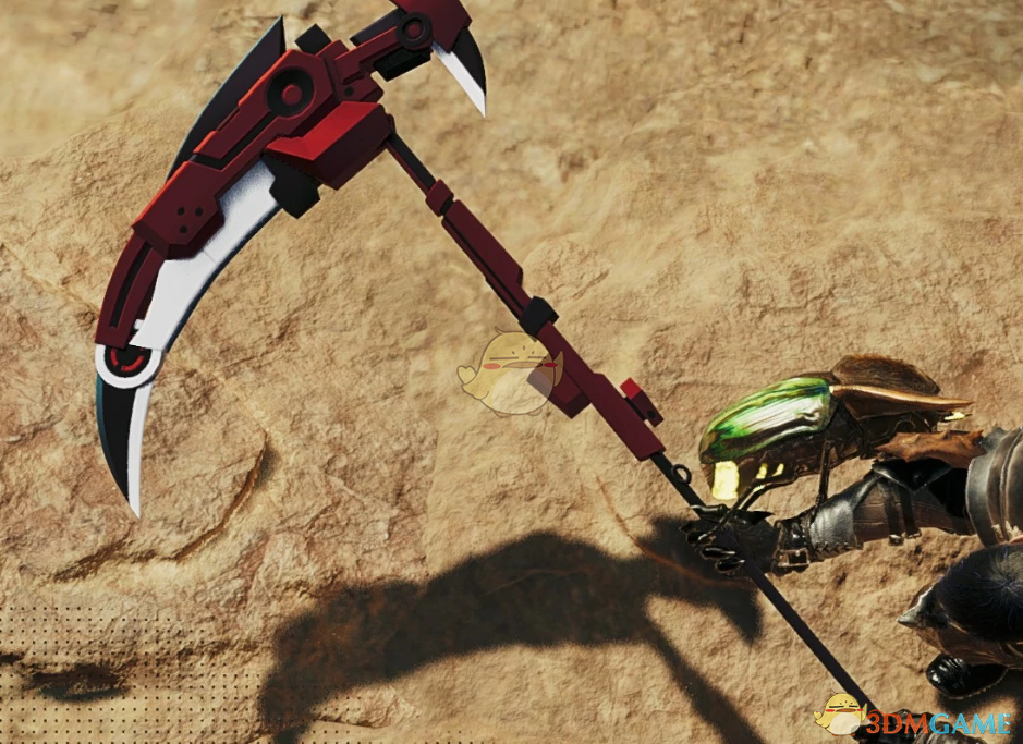 《怪物猎人：荒野》四色战记新月玫瑰镰刀MOD