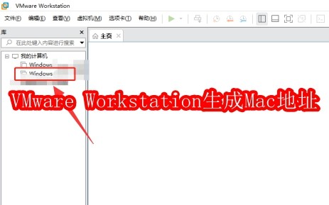 VMware Workstation怎么生成Mac地址