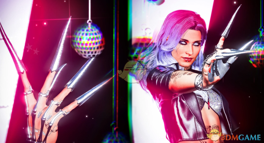 《赛博朋克2077》女巫爪美甲MOD