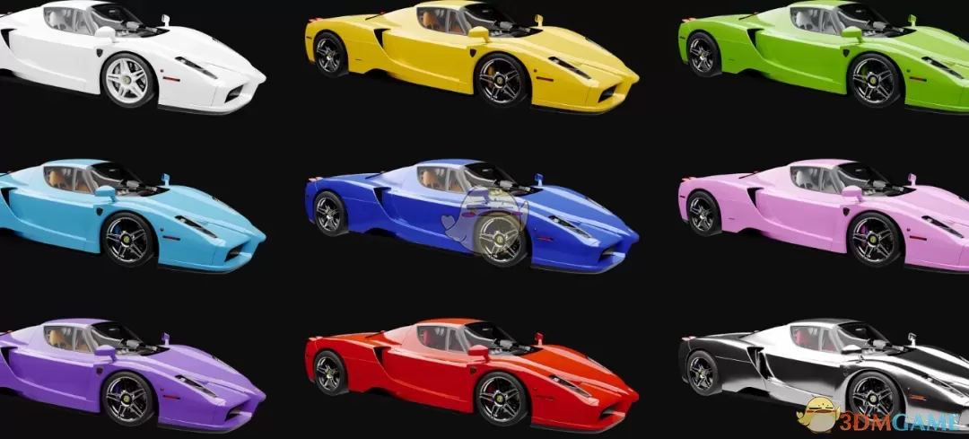 《赛博朋克2077》法拉利Enzo跑车MOD