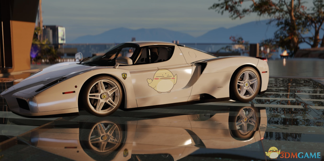 《赛博朋克2077》法拉利Enzo跑车MOD