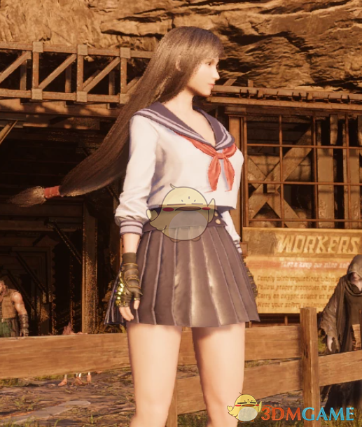 《最终幻想7：重生》蒂法的JK制服MOD