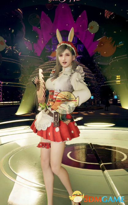 《最终幻想7：重生》蒂法的蘑菇兔洛丽塔MOD