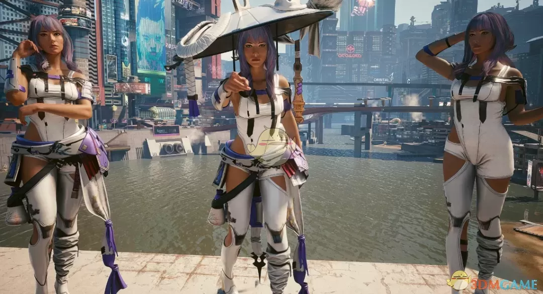 《赛博朋克2077》胜利女神妮姬红莲套装MOD