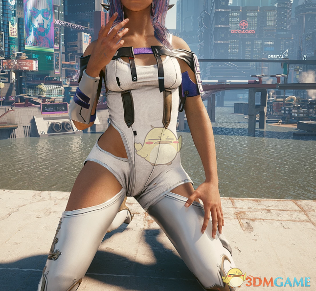 《赛博朋克2077》胜利女神妮姬红莲套装MOD