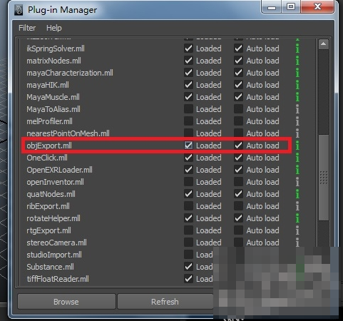 autodesk maya怎么导出obj