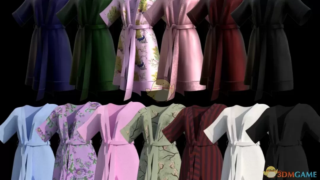 《赛博朋克2077》AXB居家浴袍MOD