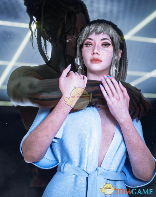 《赛博朋克2077》AXB居家浴袍MOD