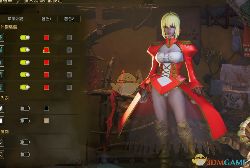 《怪物猎人：荒野》﻿Fate/EXTRA尼禄服装MOD