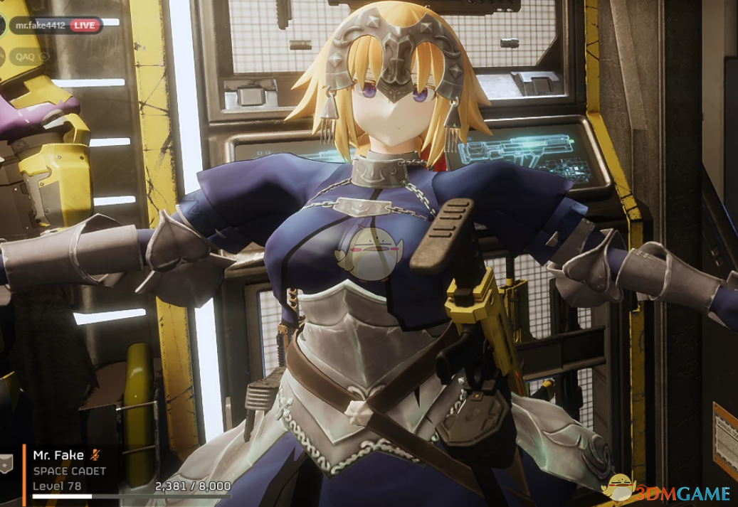 《绝地潜兵2》FGO贞德外观MOD