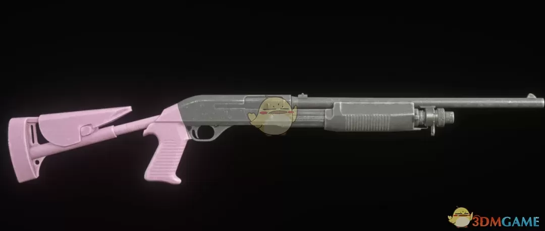《生化危机4：重制版》淡粉色的镇暴枪MOD