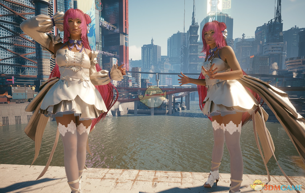 《赛博朋克2077》胜利女神妮姬桃乐丝套装MOD