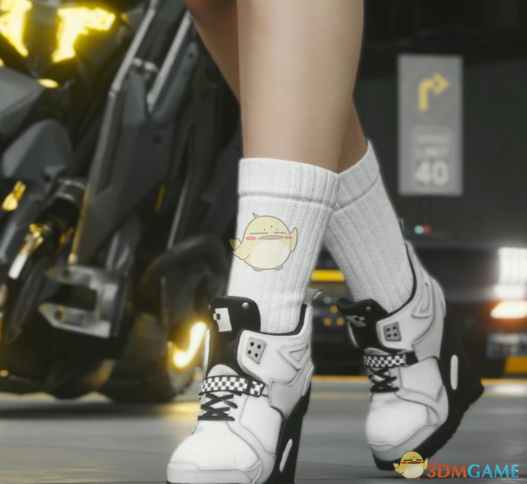 《赛博朋克2077》剑星妮姬靴MOD