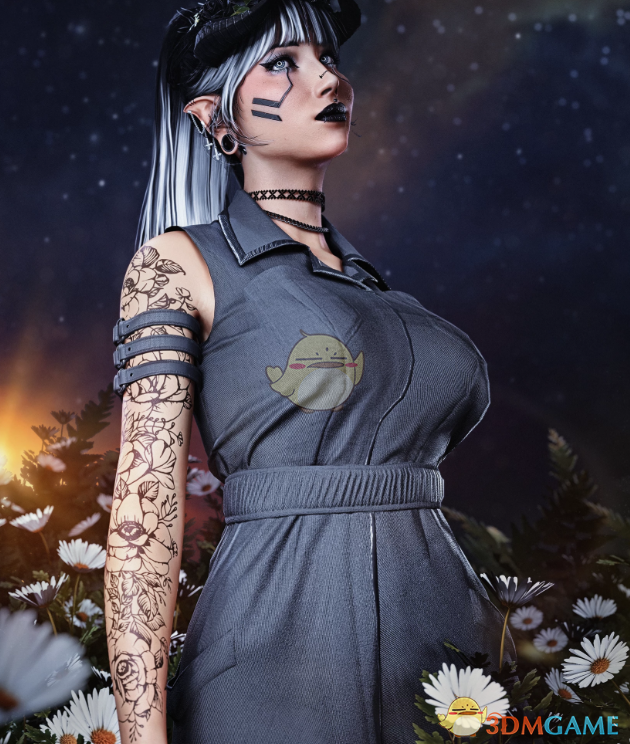 《赛博朋克2077》甜美夏日连衣裙MOD