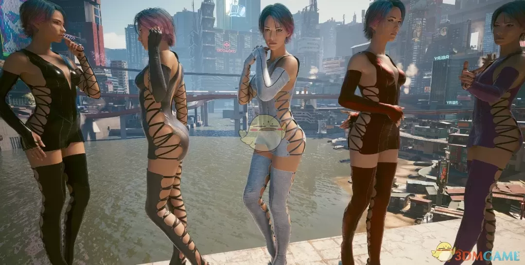 《赛博朋克2077》刺客姐妹花套装MOD
