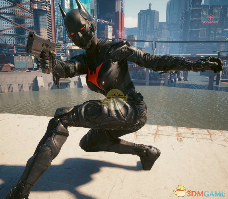 《赛博朋克2077》超越蝙蝠侠服装MOD