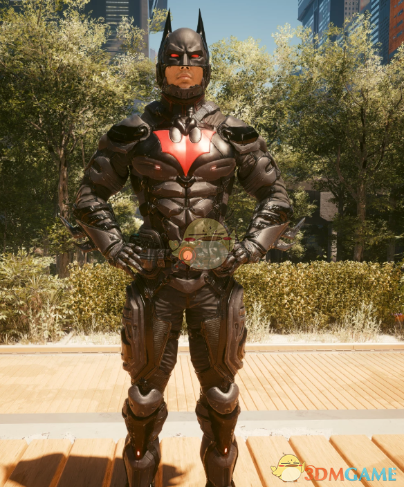 《赛博朋克2077》超越蝙蝠侠服装MOD