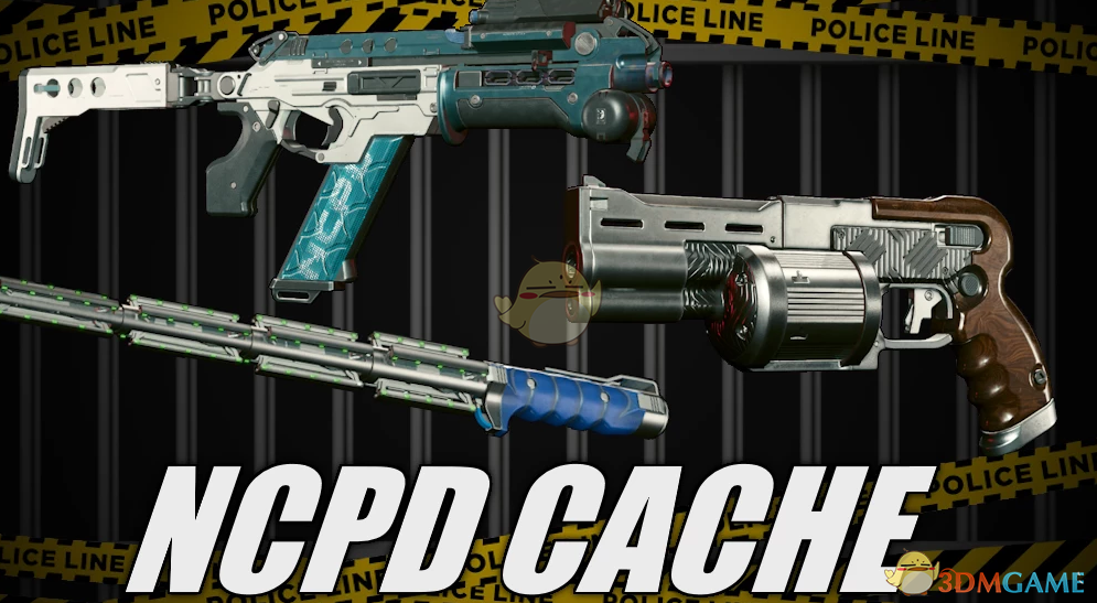 《赛博朋克2077》夜警标志性武器包MOD