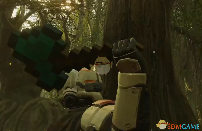 《绝地潜兵2》我的世界钻石斧MOD