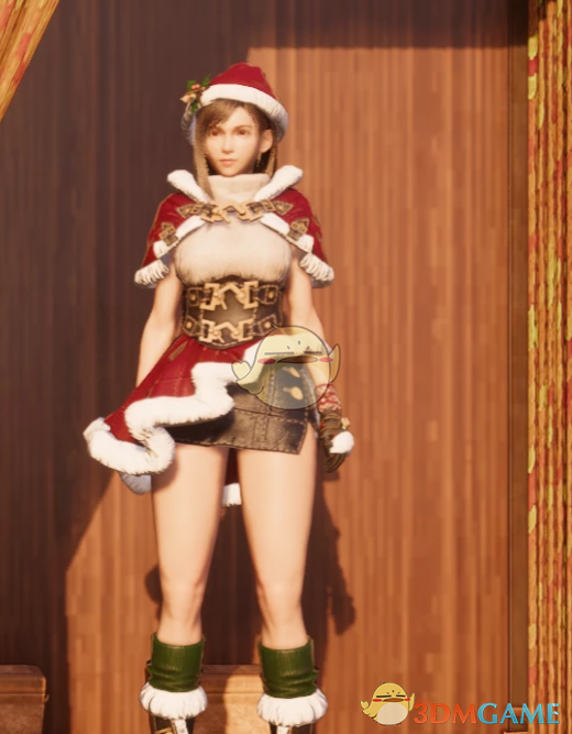 《最终幻想7：重生》蒂法的圣诞精灵套装MOD
