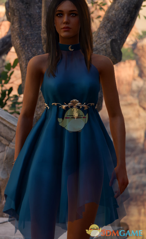 《博德之门3》简约轻纱连衣裙MOD