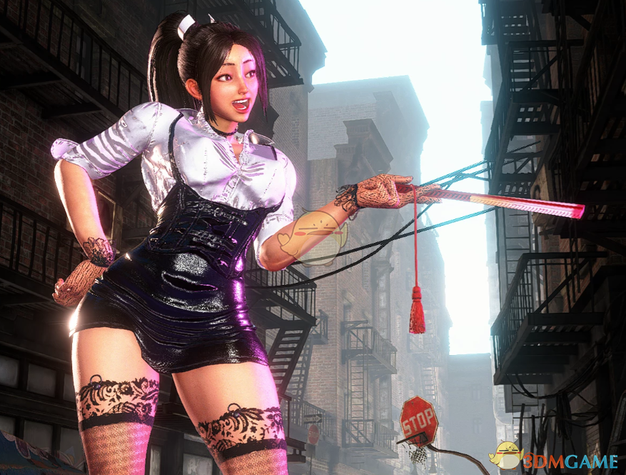 《街头霸王6》火舞的性感渔网袜秘书套装MOD