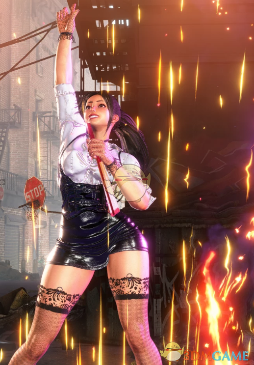 《街头霸王6》火舞的性感渔网袜秘书套装MOD